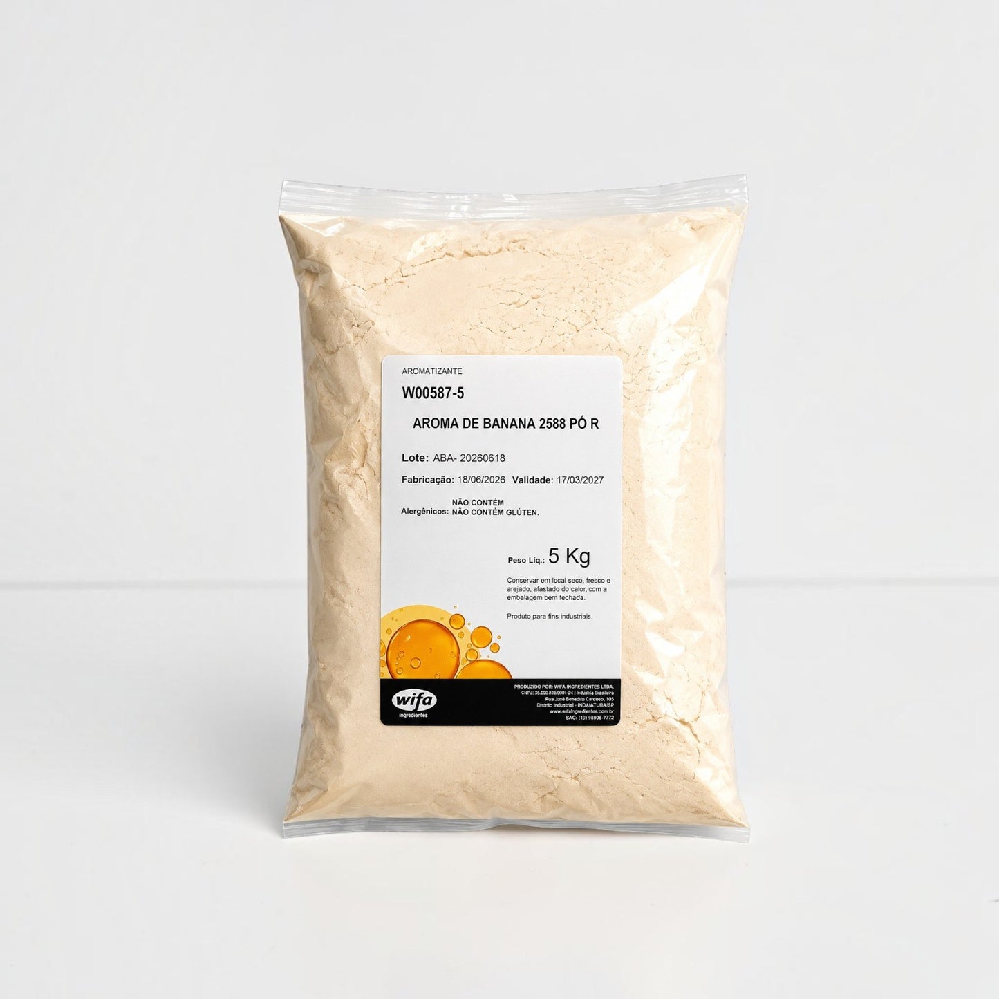 Aroma de Banana em Pó Spray Dryer