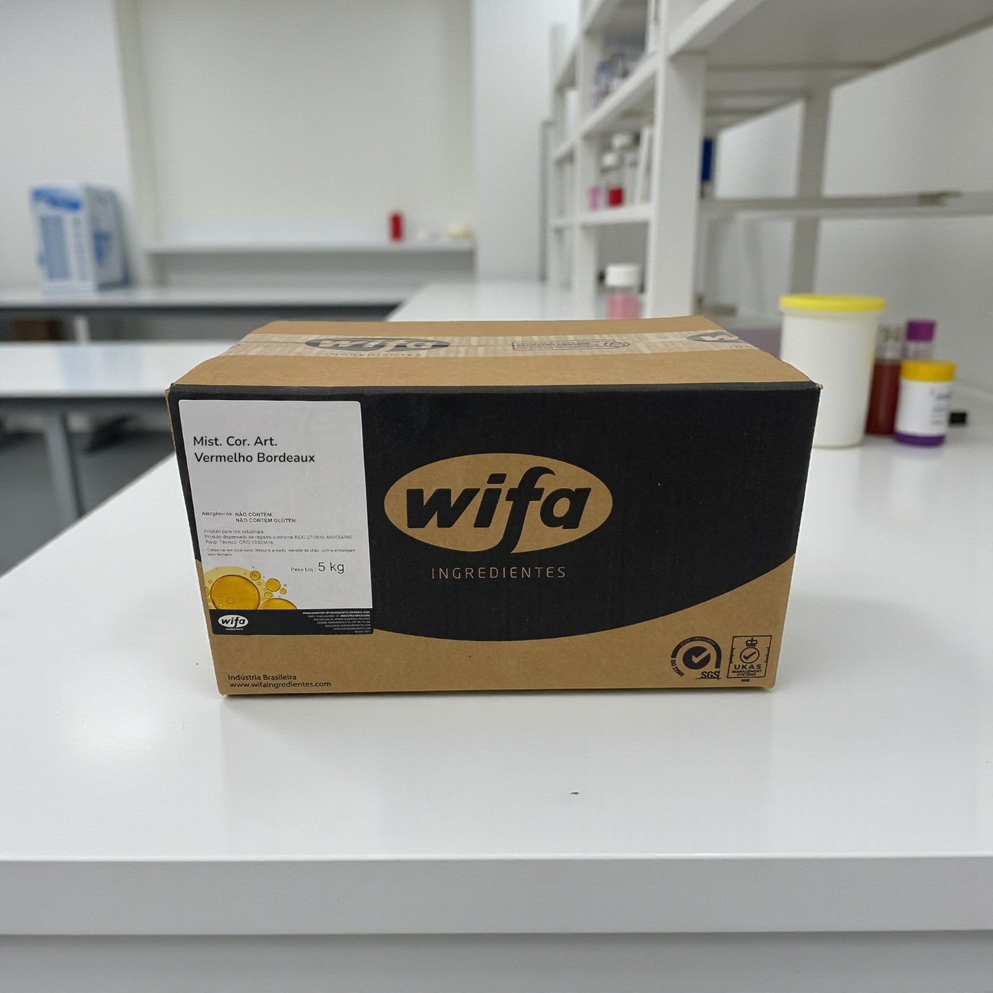 Vermelho Bordeaux Pó