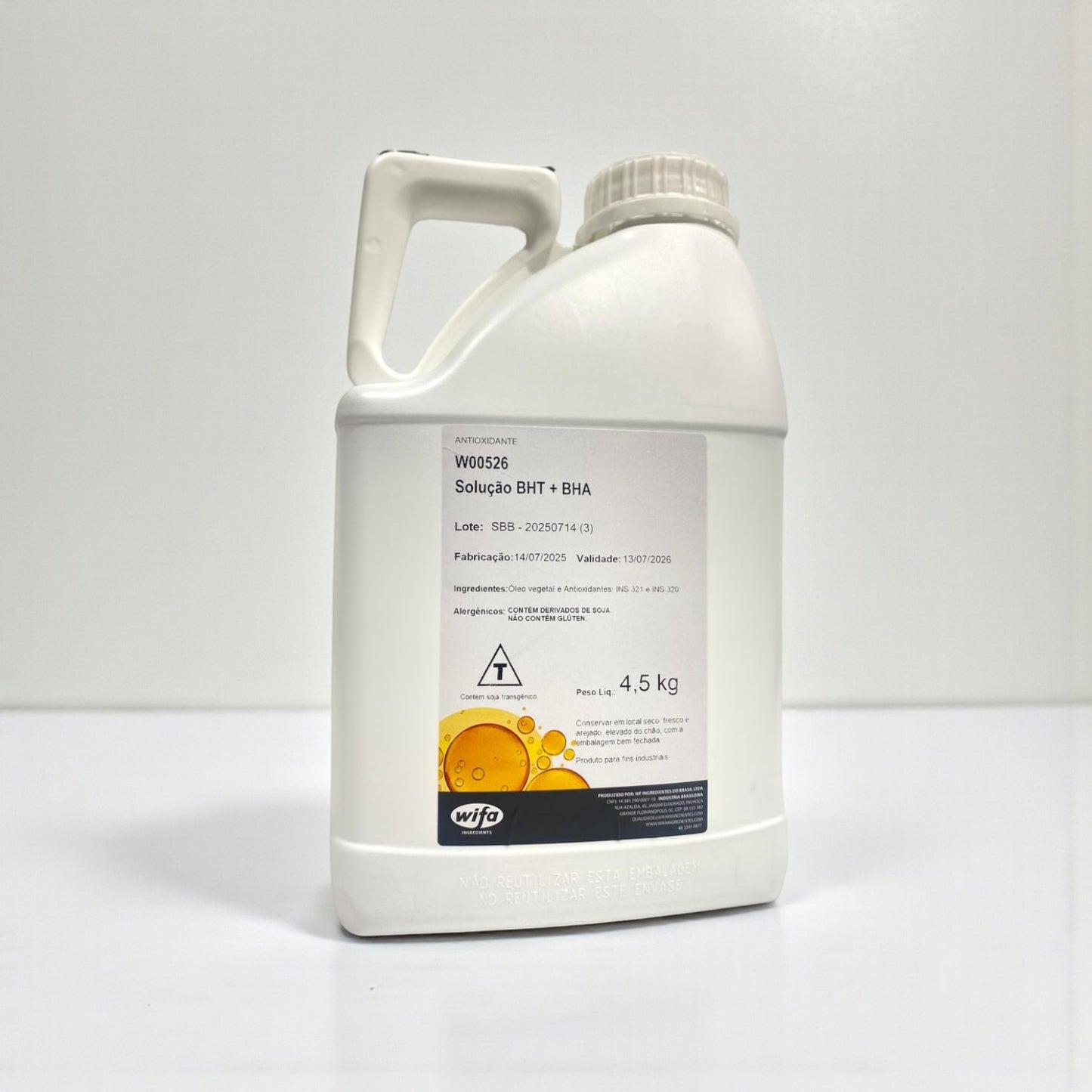 Solução BHT+BHA Antioxidante Líquido